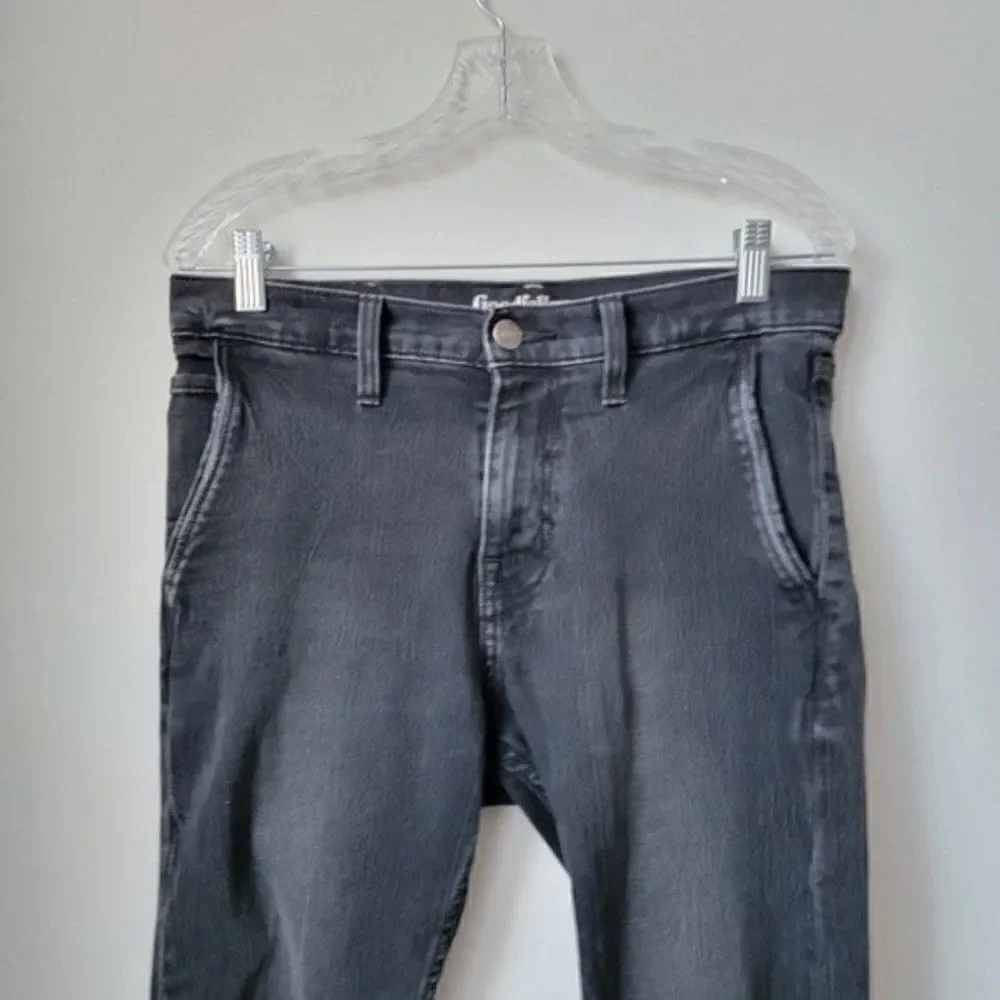 𝅺GOODFELLOW Men Taper Fit Jeans Black Wash Size 30 x 30